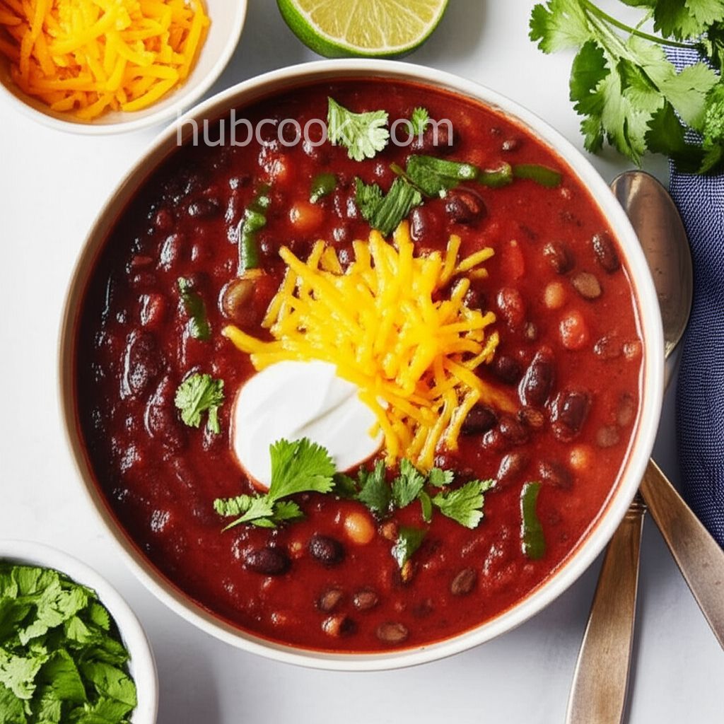 Easy and Super Delicious Black Bean Soup