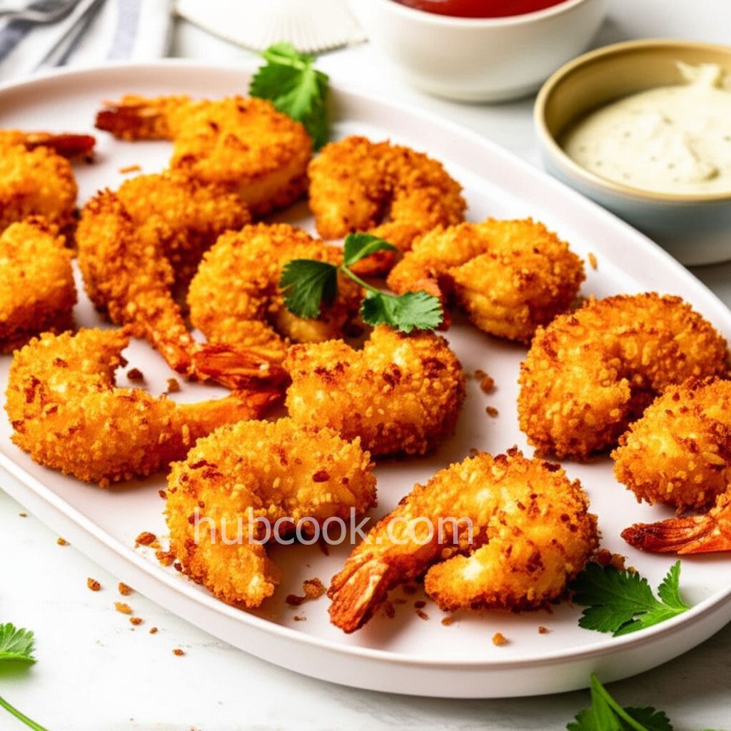 Keto Fried Coconut Shrimp