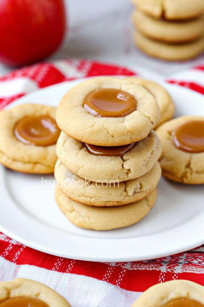 Apple Spice Caramel Cookies