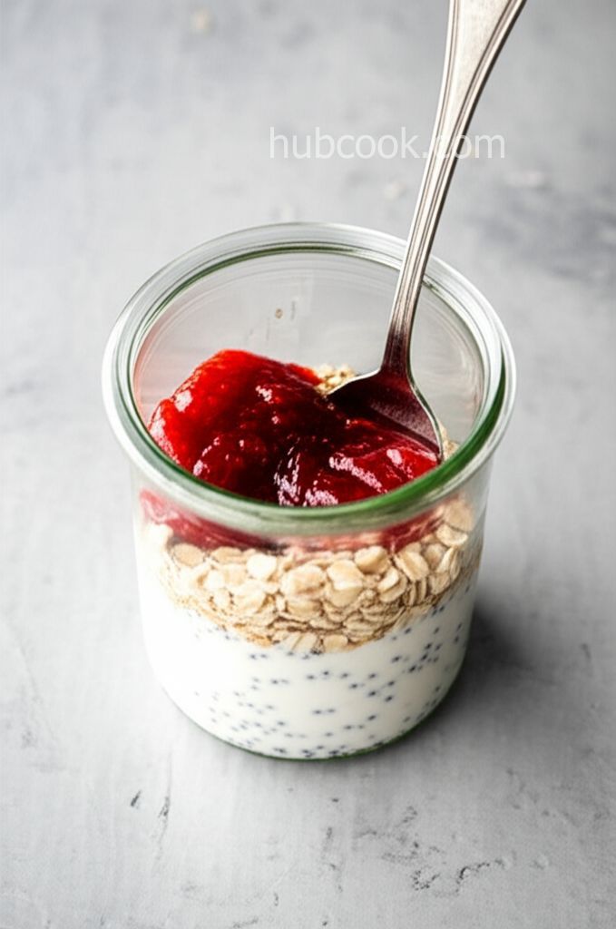 Overnight Oats with Jam