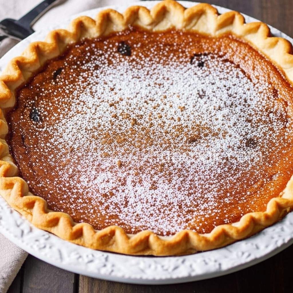 Norwegian Sour Cream and Raisin Pie