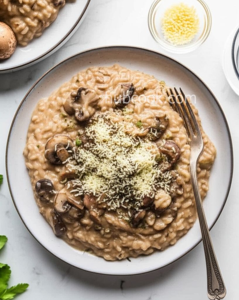 Vegan Mushroom Risotto
