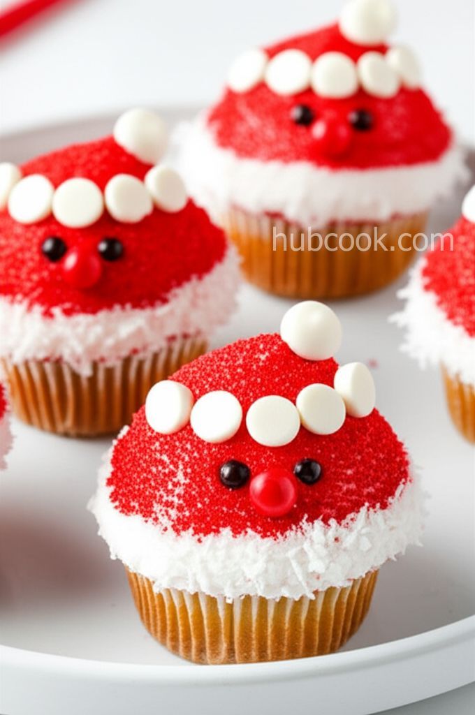 Christmas Santa Cupcakes