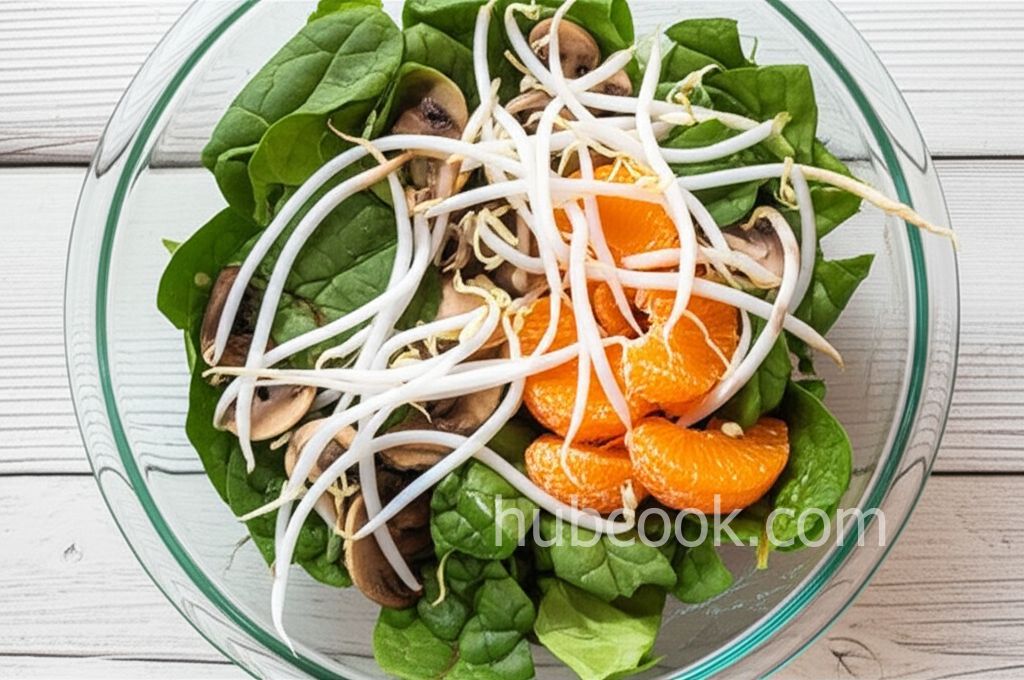 Asian-Inspired Spinach Salad