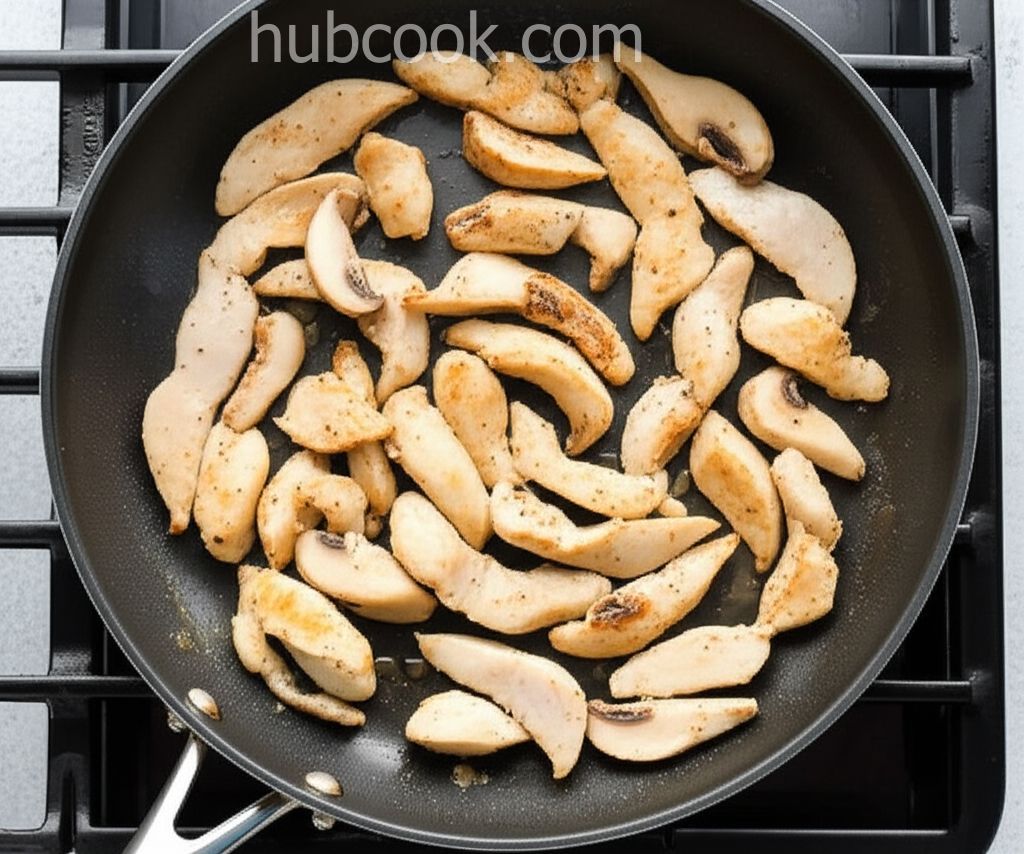 Easy Skillet Chicken à la King