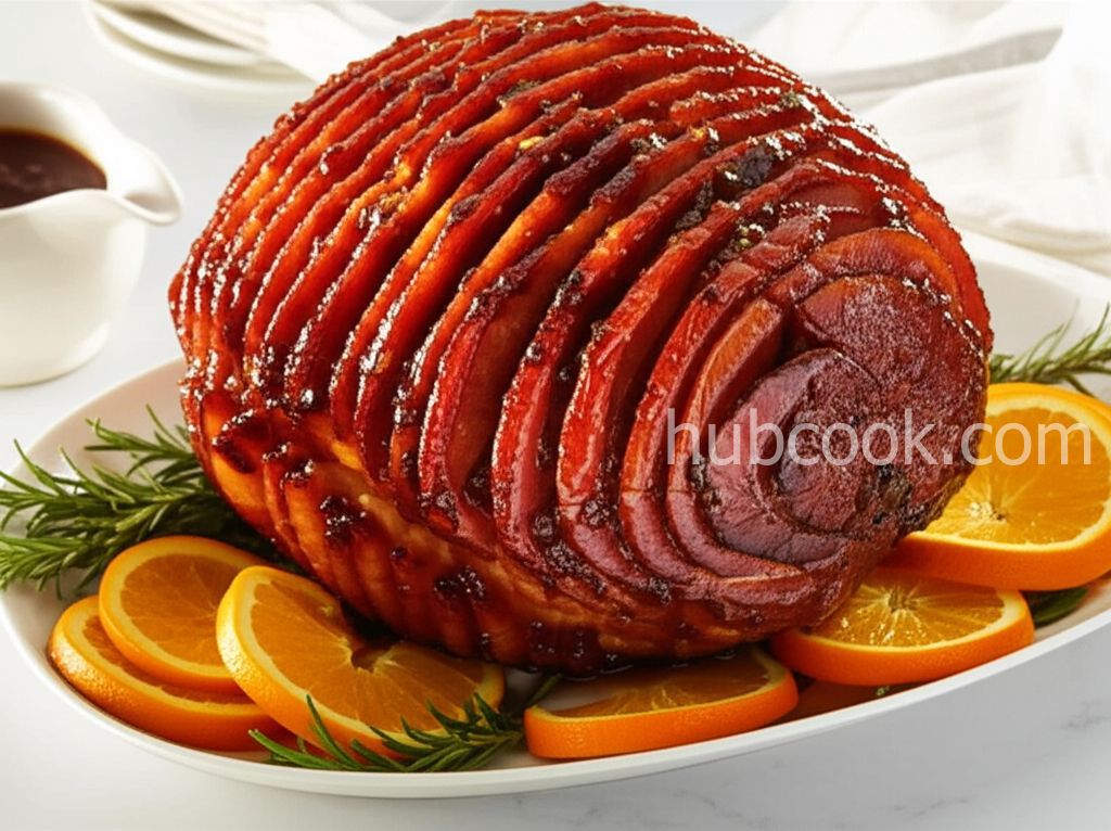 Orange Glazed Ham