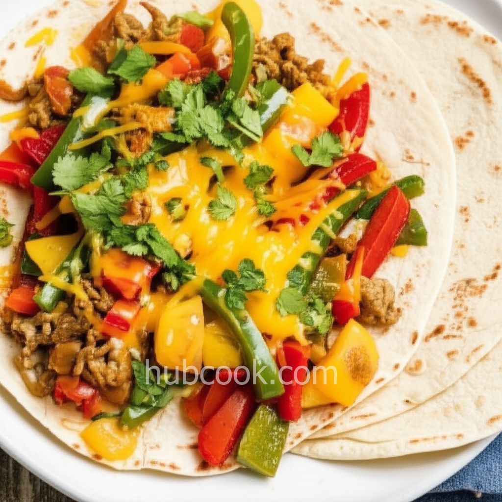 Colorful Vegetable Fajitas
