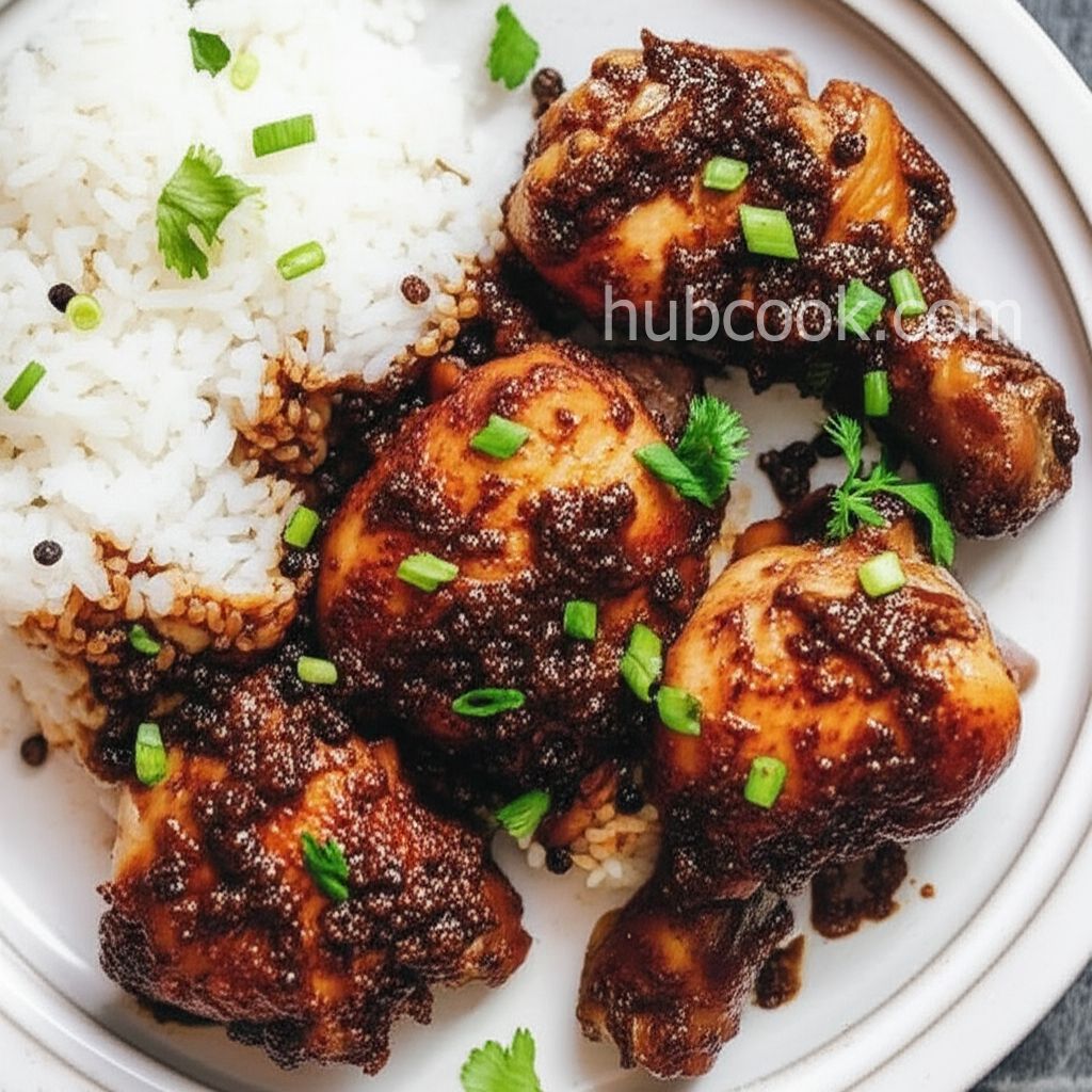 Adobo Chicken with Ginger