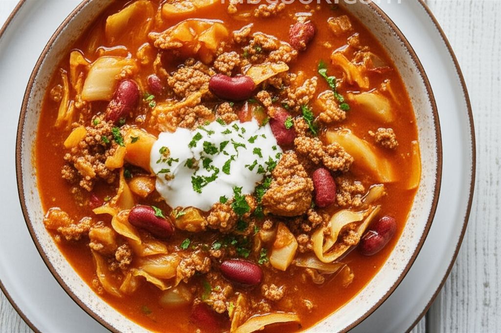 Cabbage Beef Soup