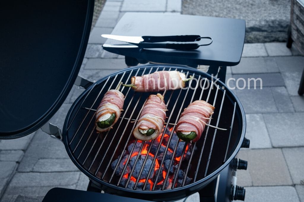 Grilled Bacon Jalapeño Wraps