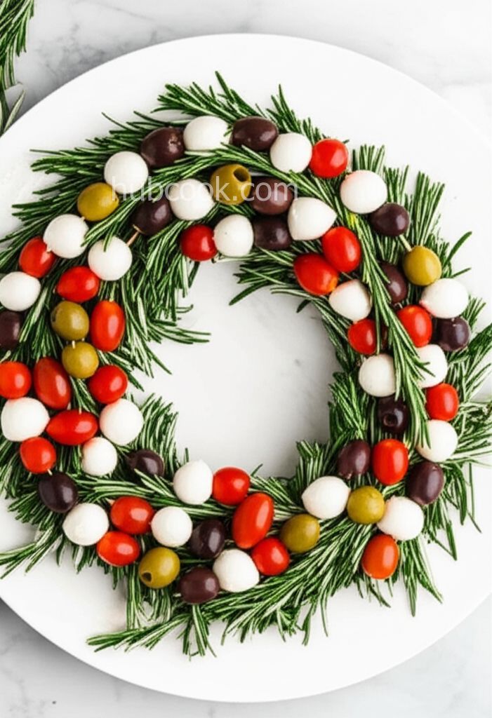 Festive Olive and Cheese Appetizer