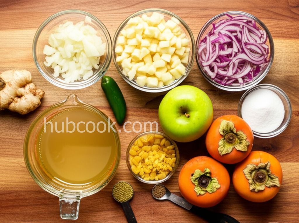 Spicy Persimmon Chutney